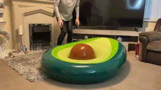 Avocado inflatable destruction