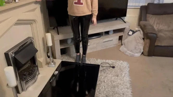 48 inch tv meets my high heels