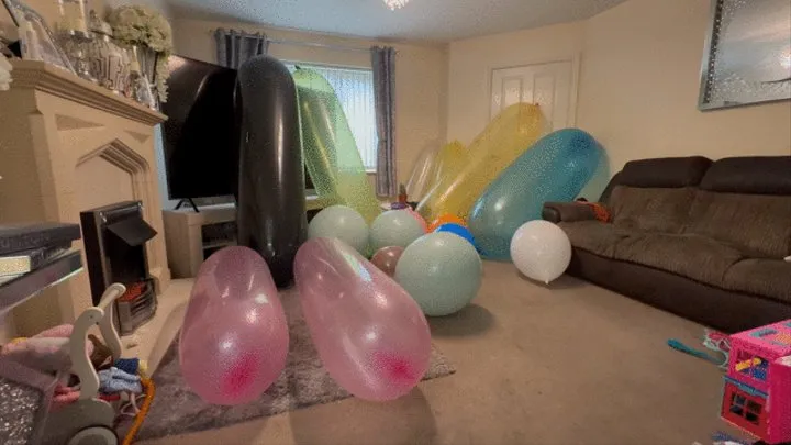 Balloon destruction 60fps