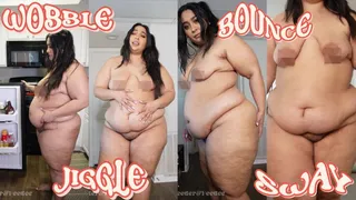 OBESE & GORGED | Nude Waddling