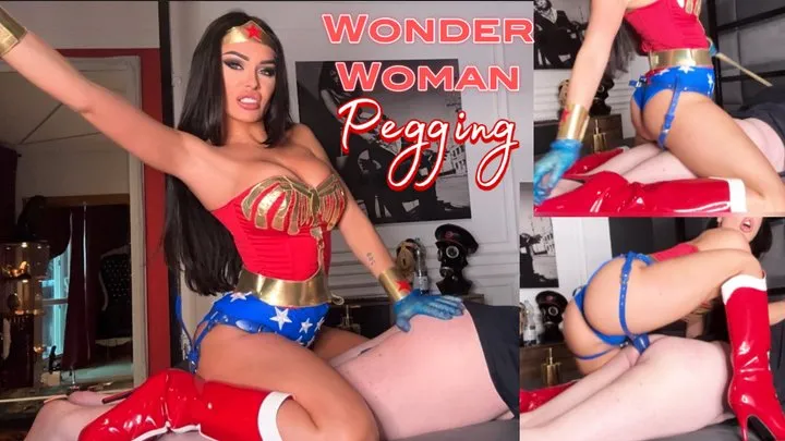 EvilWoman:Wonder woman pegging