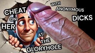 Cheat On Her At The Gloryhole With Anonymous Dick