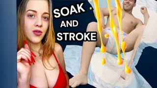 SOAK And STROKE - ASMR - Diaper Humiliation ABDL