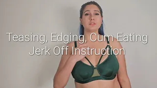 Teasing Edging Cum Eating Jerk Off Instructions