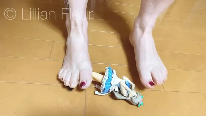 Lillian Fleur's Anime Figure Feet Play