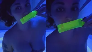 Lillian Fleur & Glow in the Dark Lube