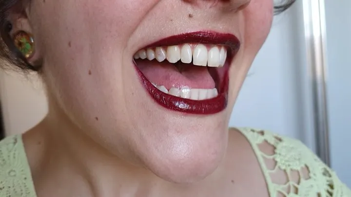 Watch my Teeth and Tongue - Custom Request