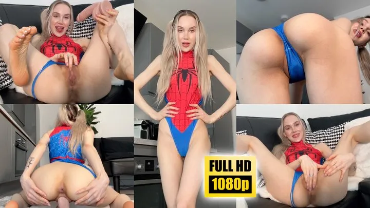 Amateur SpiderGirl Wants To Cum