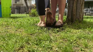 FOOTSIE IN THE MUD