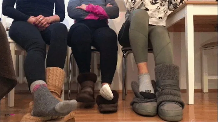 THREE GIRLS AND STINKY UGG BOOTS