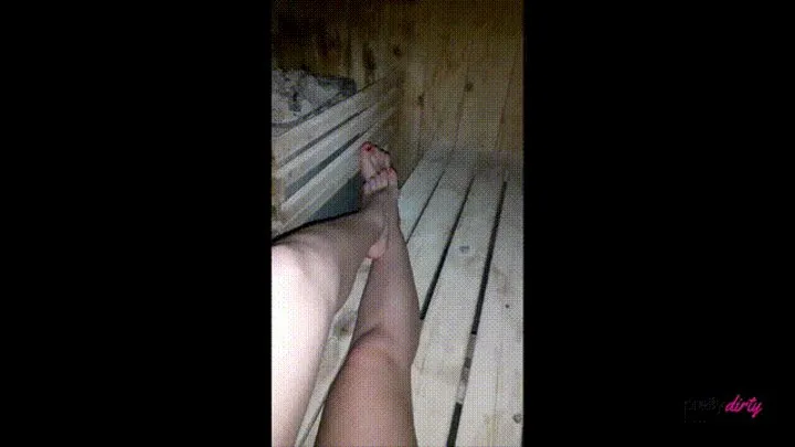 SAUNA FEET JENNY SEXY FOOT PLAY