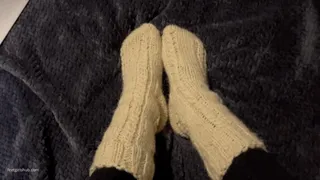 JESSIE IN HER WOOL SOCKS