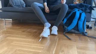 SWAPPING SWEATY SNEAKERS