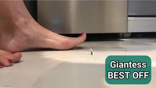 UNAWARE GIANTESS WITH BIG FEET BEST OFF - discounted price