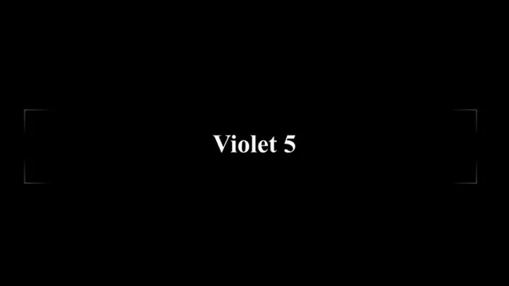 Violet clip 5 - smoking on the space-chair, angle 1, normal quality