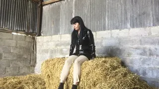 Riding Boot Worship & CP In The Straw Barn