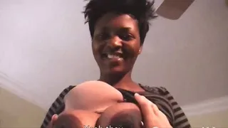 Black cutie blowing monster dick