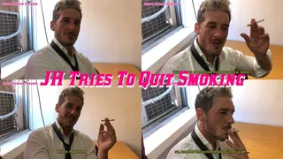 Man Tries To Quit Smoking