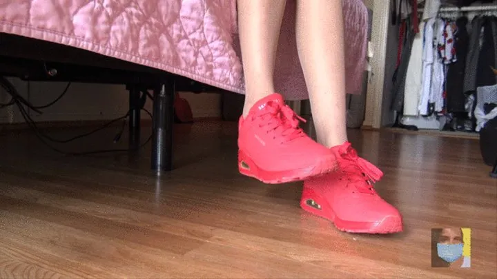 Red Sneaker Dangle Quickie