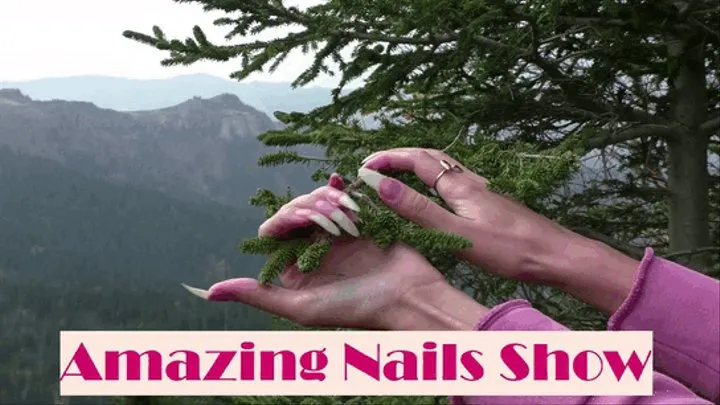 Amazing show of Long Natural Claws - Watch and adore