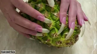 Scratching and clawing pineapple