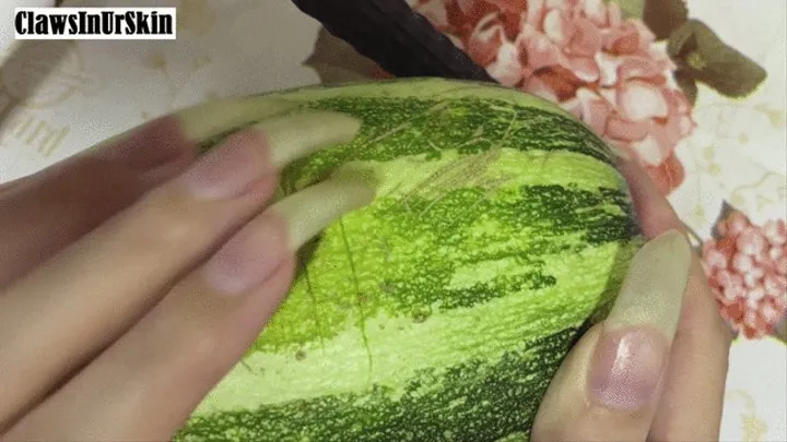 scratching another zucchini