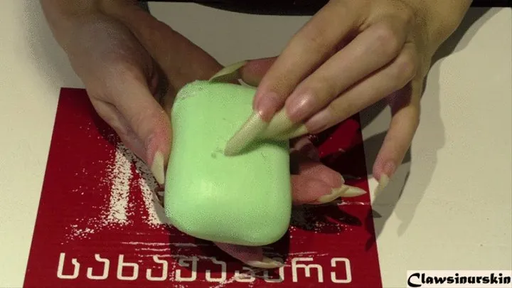 Long Nails Scratching Soap