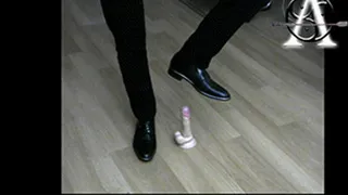 Cock Trample with Classic Shoes To Dildo from MAster A