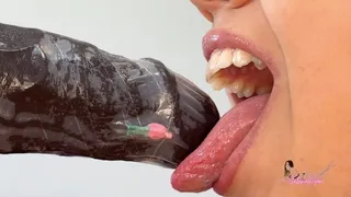 Tiny Cuck Trapped In Condom Full Of Alpha Cum: Giantess