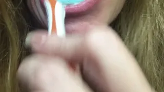 TOOTHBRUSHING AND GUM RUBBING