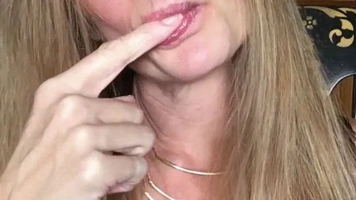 SENSUAL FINGER BRUSHING