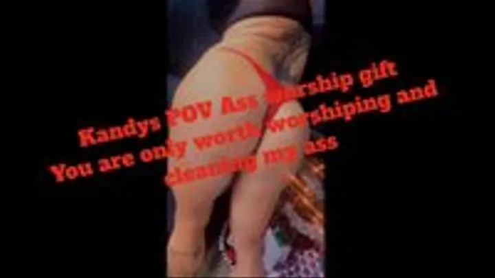 Kandy makes you her human ass slave