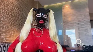 Extrem RUBBERDOM STRAP-ON Rimming Worship POV JOI Slavena