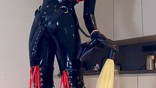 HeavyRubberDom PEGGING POV JOI Tall Slavena