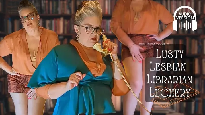 Lusty Lesbian Librarian Lechery: Bored Cougar MiLF OctoGoddess Encouraged Masturbation Audio JOI with Lesbian Domination, Curvy Tease, Moaning and Shushing POV mp3