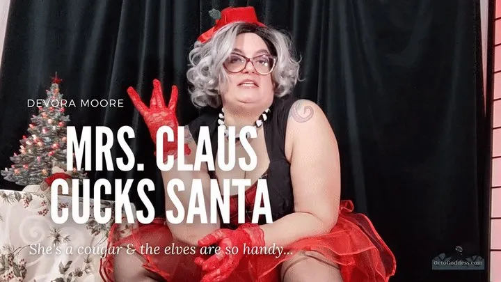 Mrs Claus Cougar Cuckolding Santa with the Elves