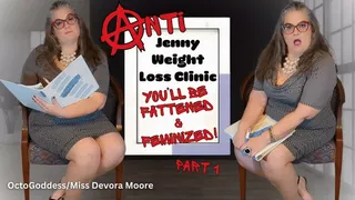 AntiJenny Weight Loss Clinic 1: BBW Counselor OctoGoddess Will Encourage you to Gain Weight and Become a Woman to be Happy and Fat ft: Feminization, Fat Encouragement, Fat Appreciation POV