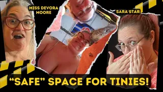 Safe Space for Tinies: Sweet BBW Sara Star Tries and Fails to Keep Tiny Men from Being Eaten by MiLF Giantess OctoGoddess ft vore pov, endoscope footage and mouth sounds