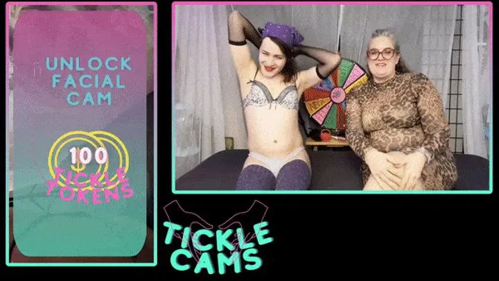 Tickle Cams: Tickling Live Show with BBW MILF and blind, ticklish TGirl featuring OctoGoddess and Quiver