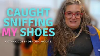 Caught Sniffing Dirty MiLF Shoes: Miss Devora Moore Humiliates you after finding your fetish for Her flats Captioned Version