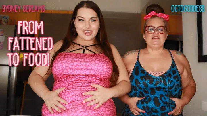 From Fattened to Food: OctoGoddess and Sydney Screams Devour the Fat Piggy Same Size Vore POV