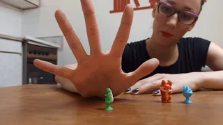 You are a toy for my giant hands