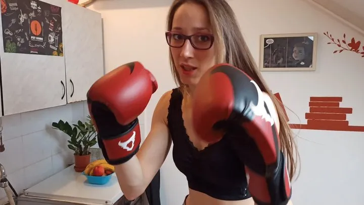 Your dominant girlfriend (Virtual sparring boxing with Alexa - part 3)