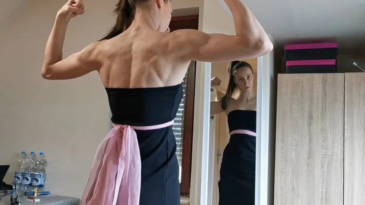 Muscular Alexa is getting ready