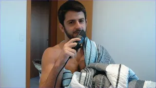 ASMR hot hairy uncut stud whispers and encourages you to masturbate JOI CEI