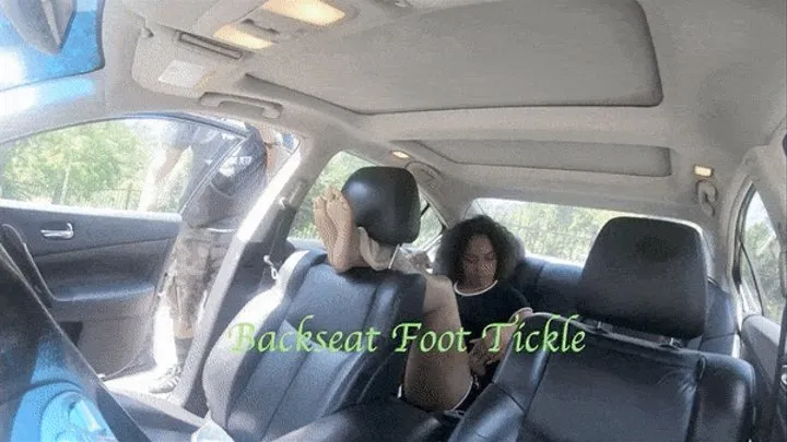 TeeTee's Back Seat Foot Tickling