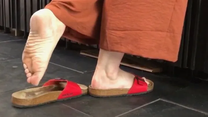 Red Birkenstock Shoeplay 1 - Part 1