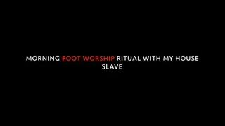 shoe and foot worship ritual