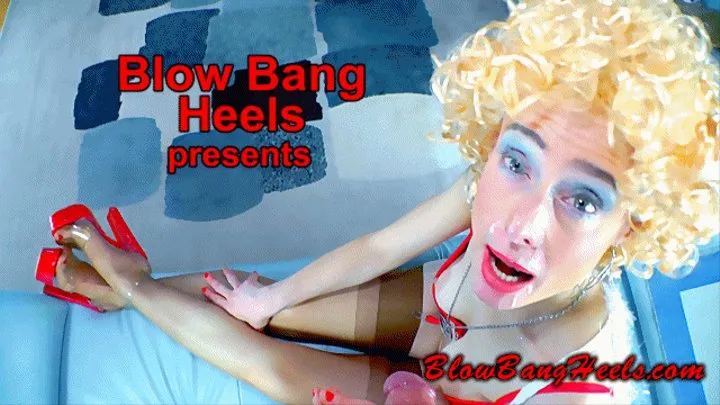 The Blowjob Angel - Episode 2 - starring Cindy Heely - Part 3 - 1st time on camera! - High Heels Nylons Blowjob Masturbation Fucking Facial Cumshot