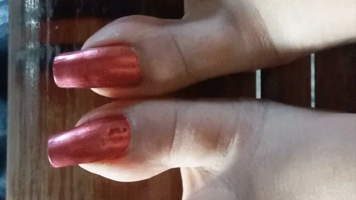 LONG THIN TOES & LONG NATURAL TOENAILS